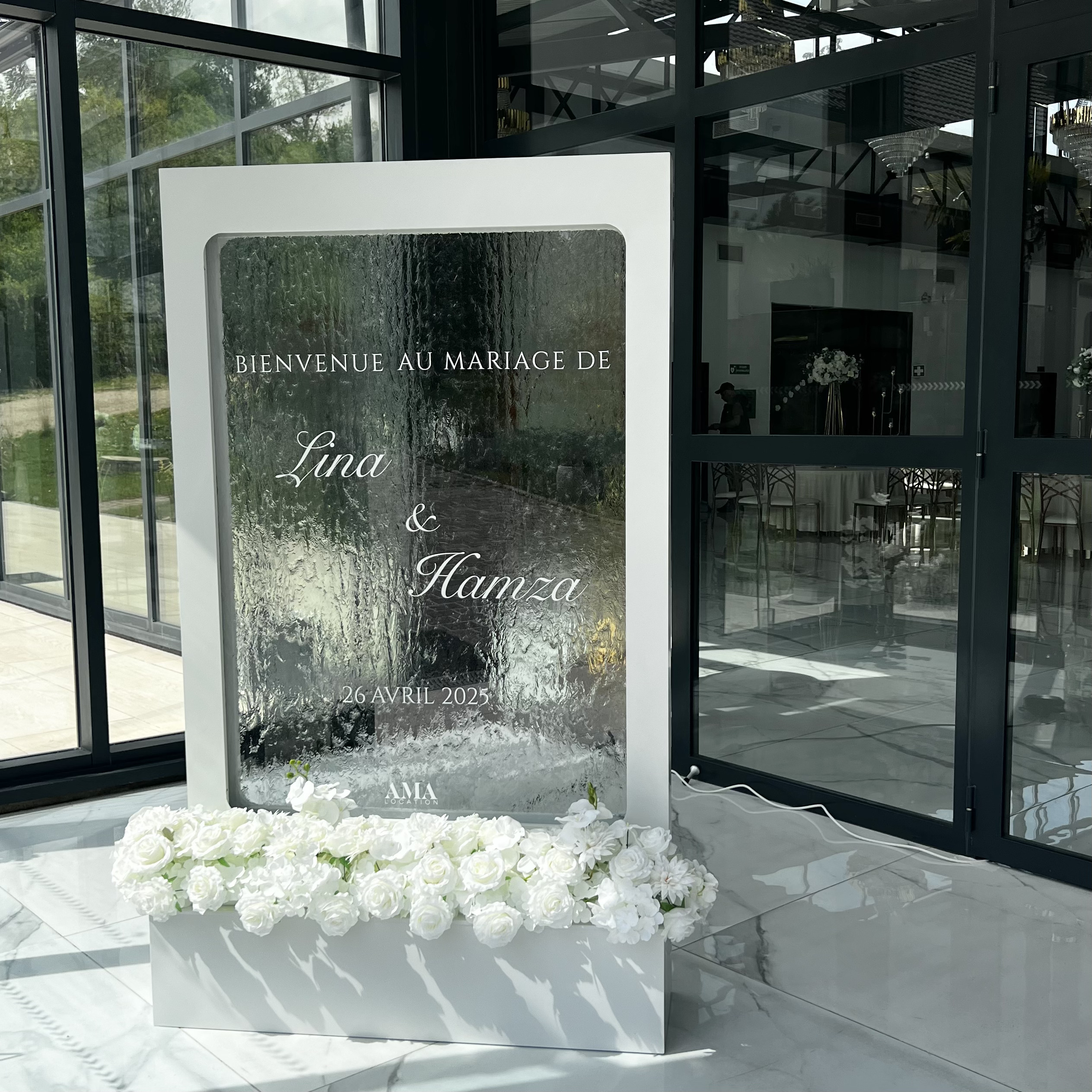 Location de fontaine de bienvenue pour mariage – AMA Location